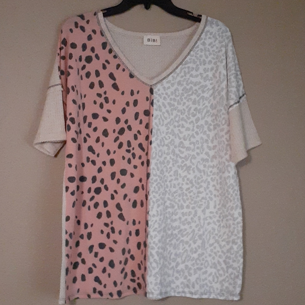 Leopard print top